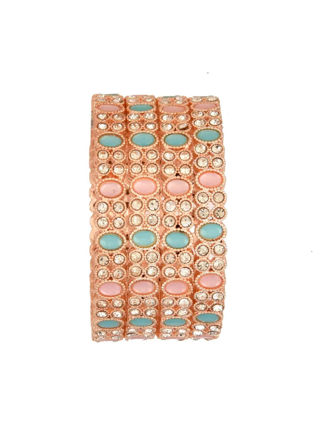 Gold Plated Pastel Bangles